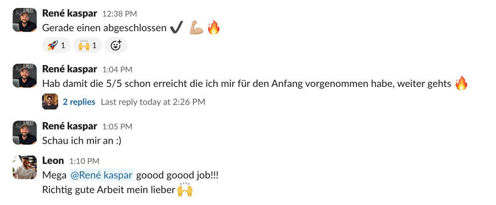 Kundenergebnis aus dem Fitpreneur Collective